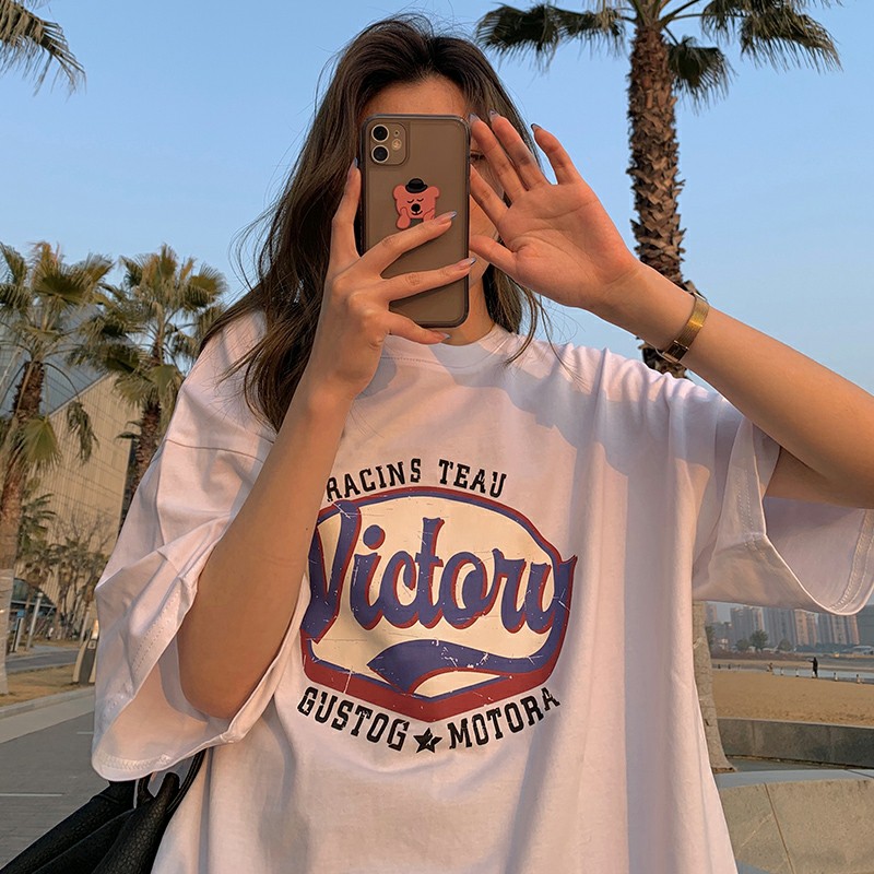 Áo thun tay lỡ nam nữ, áo phông unisex form rộng chất cotton mát mịn thấm hút mồ hôi in hình THỎ | BigBuy360 - bigbuy360.vn