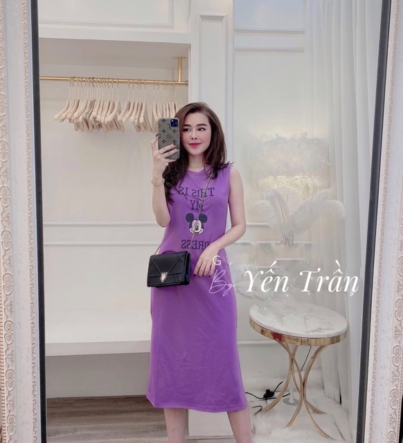 Váy phông xuông DRESS dáng dài cách điệu