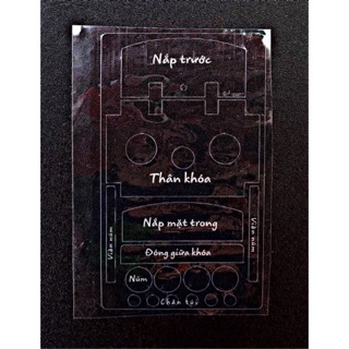 Miếng dán khoá túi Fur..La - PL