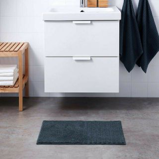 Thảm nhà tắm Ikea 40 x 60 cm (Xanh đậm)