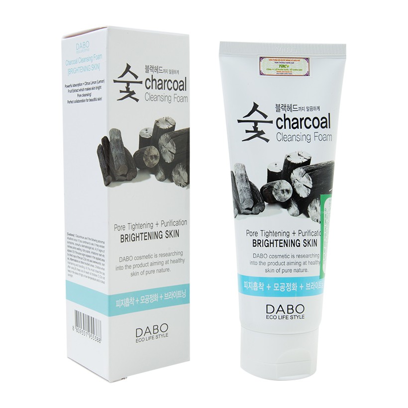 SỮA RỬA MẶT THAN HOẠT TÍNH DABO CHARCOAL CLEANSING FOAM 150ML