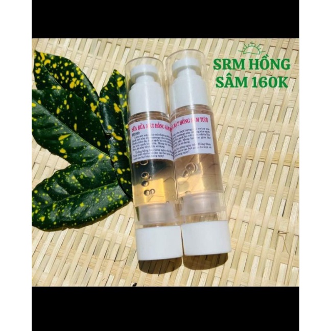 SỬA RỬA MẶT HỒNG SÂM