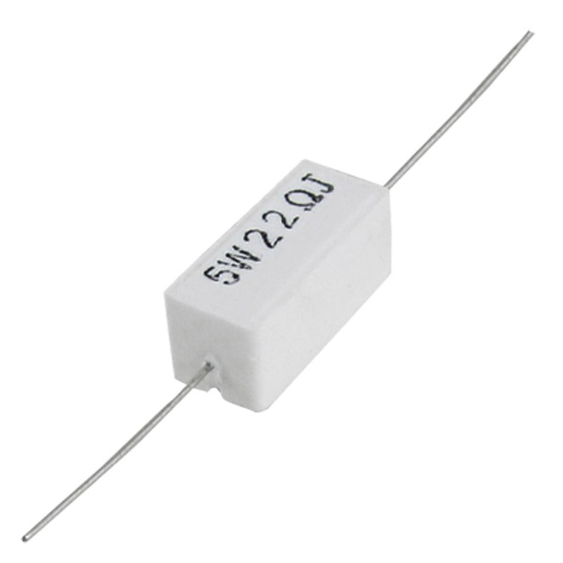 Set 10 điện trở 5W 22 Ohm 5 % Axial