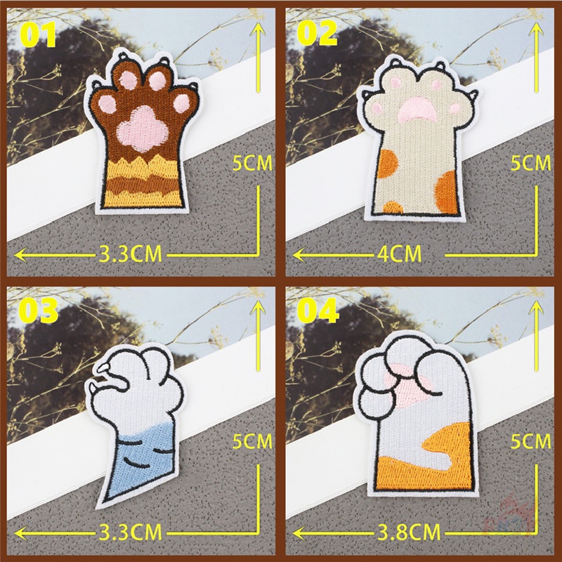 Mua ♛ Sticker Ủi Thêu Hình Dấu Chân Chó Dễ Thương ♛ 1 Miếng Dán Ủi Lên ...