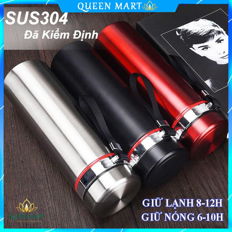 BÌNH GIỮ NHIỆT INOX 304 KHÔNG GỈ - BÌNH GIỮ NHIỆT CAO CẤP - Giữ nhiệt vô cùng hiệu quả - Nhỏ gọn tiện dụng vt165a