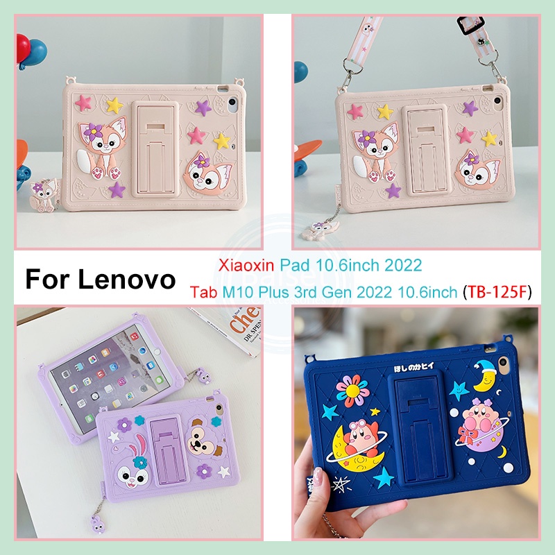 Ốp Máy Tính Bảng Silicone Hoạt Hình Cho Lenovo Tab M10 Plus 3rd Gen 2022 TB-125F 128F Xiaoxin Pad 10.6 2022 10.6inch