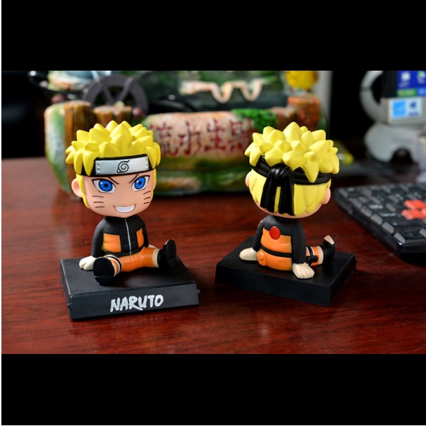 Mô Hình Naruto, Decor Trang Trí Ô tô - Trang Trí Góc Học Tập, Làm Việc - Kê Điện Thoại - Figure Naruto