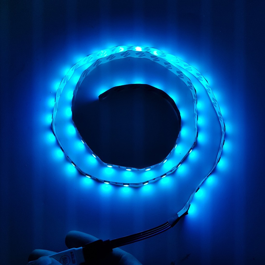 ❤️Led TikTok❤️Bộ Led Trang Trí RGB Dài 1 Mét Thay Đổi Màu TikTok Sử Dụng Đơn GiảnLED RGB 5050