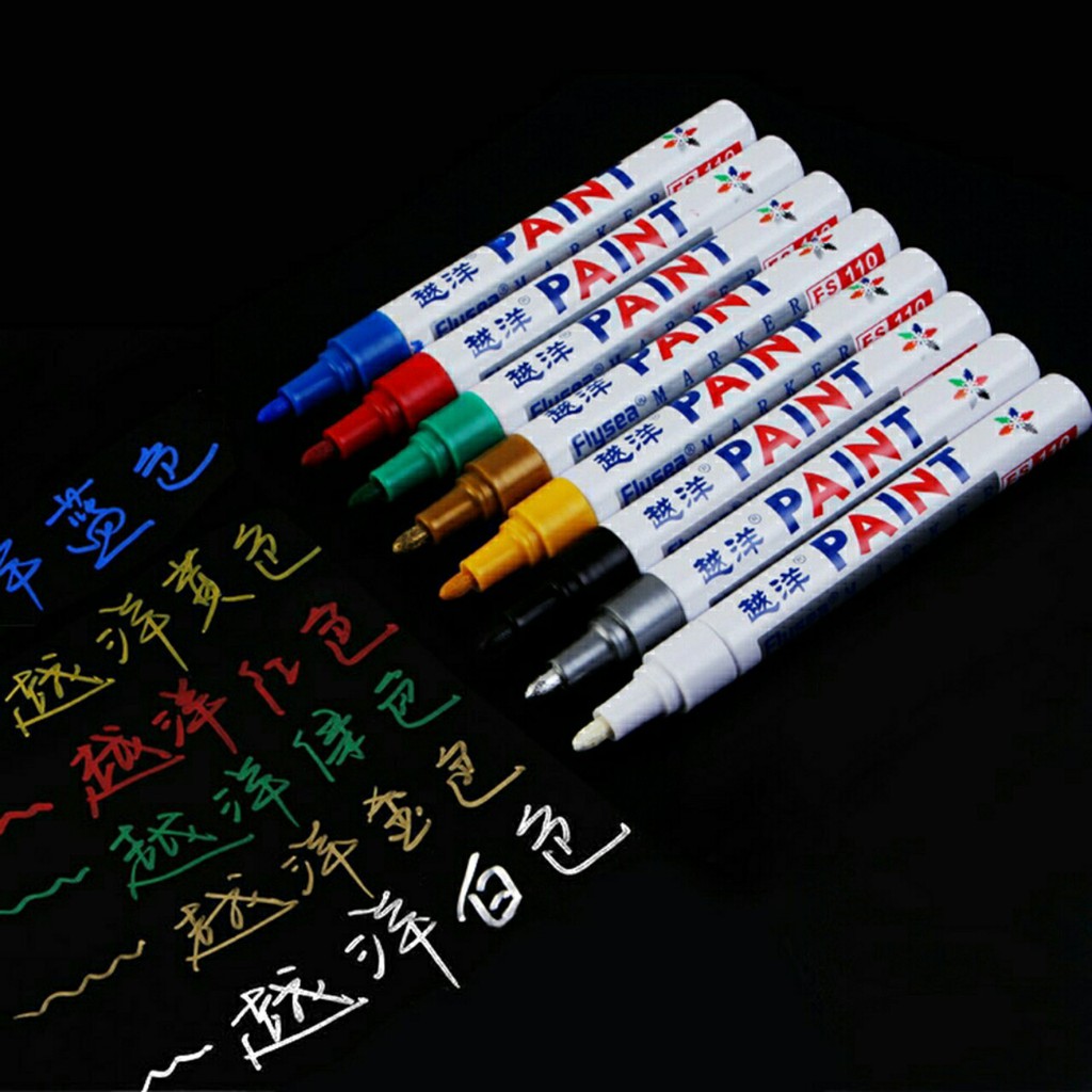 Bút sơn PAINT MAKER chống nước viết lên thép, cao su, gỗ, nhựa, thủy tinh, giấy, dệt, bìa cứng, gạch...