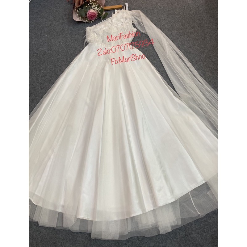 ĐẦM DẠ HỘI LƯỚI DẢI LỤA KẾT LÔNG CÔNG SANG TRỌNG-MS292V | BigBuy360 - bigbuy360.vn