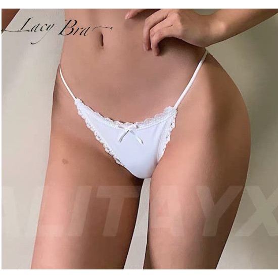 Bộ Bralette Ren Sexy Đệm Mỏng Phối Quần Lót Dây Mảnh Gợi Cảm Lacy Bra - B06 | BigBuy360 - bigbuy360.vn