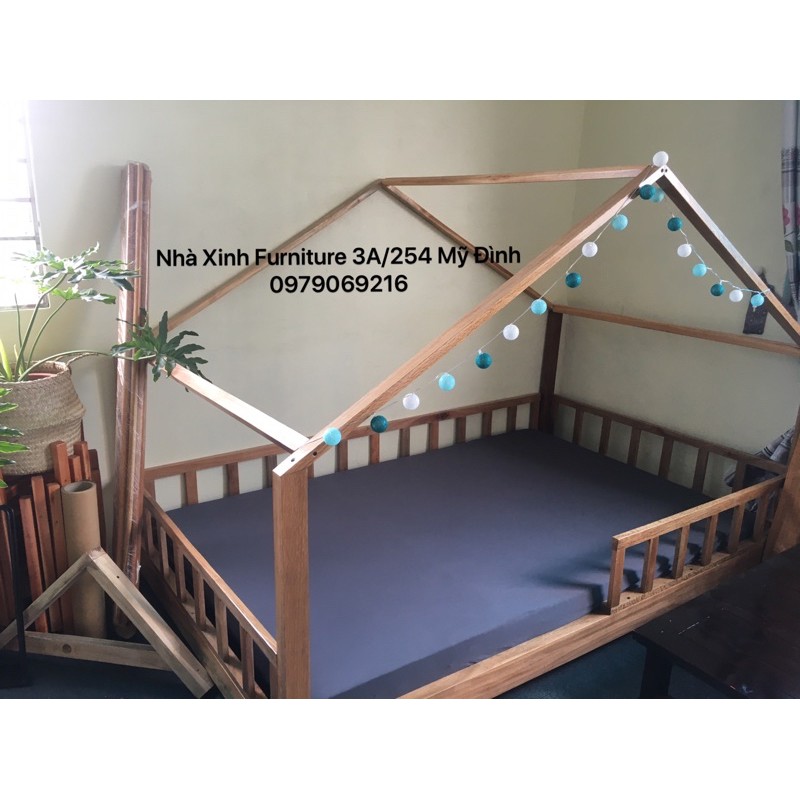 Giường Ngủ Cho Bé Mô Hình Mái Nhà