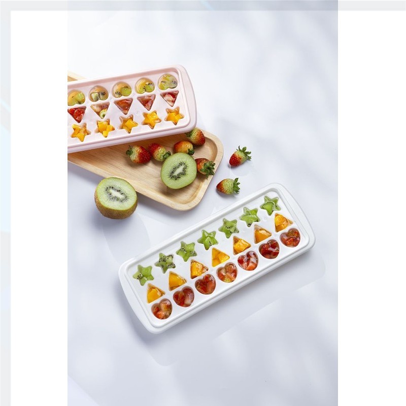 Khay Làm Đá Tủ Lạnh INOCHI Làm Đá Sáng Tạo Cho Bé Loại 21 Viên