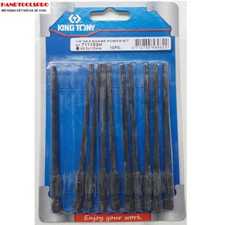 Mũi xiết vít lục giác H3 dài 110mm Kingtony 711103H