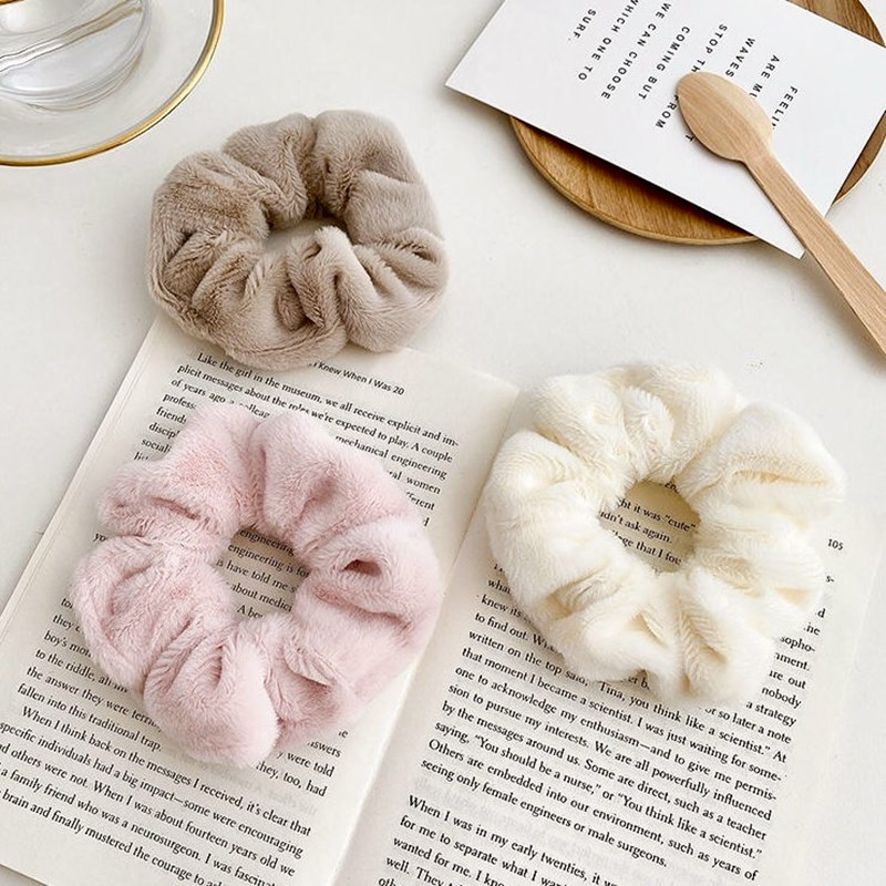 Dây Buộc Tóc Co Giãn Phong Cách Hàn Quốc Dành Cho Nữ