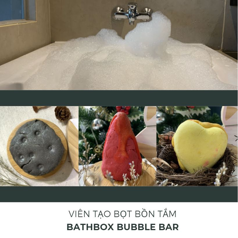 Viên tạo bọt bồn tắm - hãng bathbox nội địa Úc