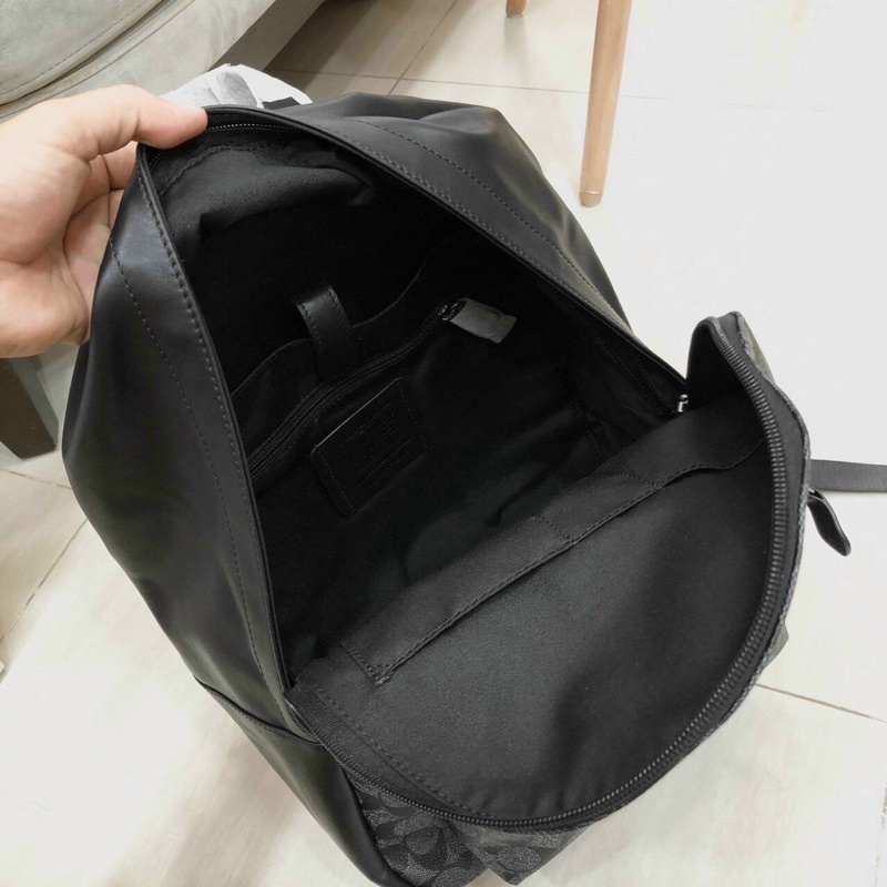 SẴN - BALO NAM COACH DA CANVA F72482