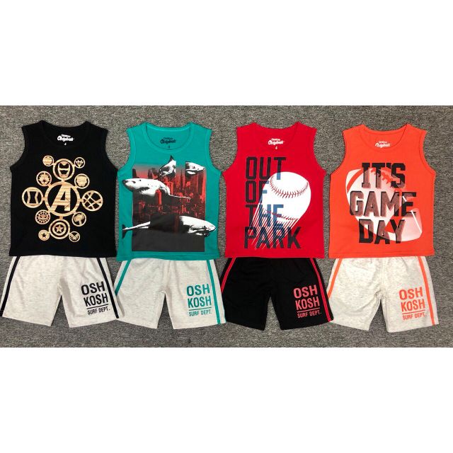 Bộ ba lỗ bé trai Oshkosh