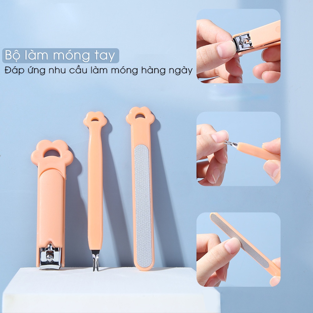 Bộ Bấm Móng Tay Kèm Dũa Móng Lameila Cao Cấp Hàn Quốc