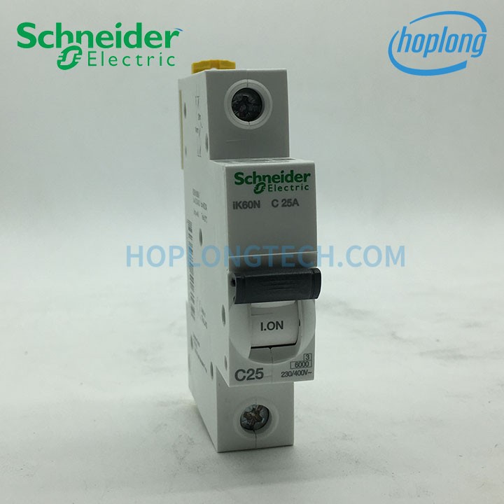 [CHÍNH HÃNG] A9K27125 Cầu dao tự động MCB dòng cắt 6kA 1 pha 25A Acti9 Schneider