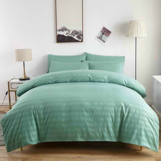 Bộ Chăn Ga Gối Cotton 3F Chuyên Dùng Cho Nhà Nghỉ, Khách Sạn và HomeStay_Miễn phí bo chun theo size