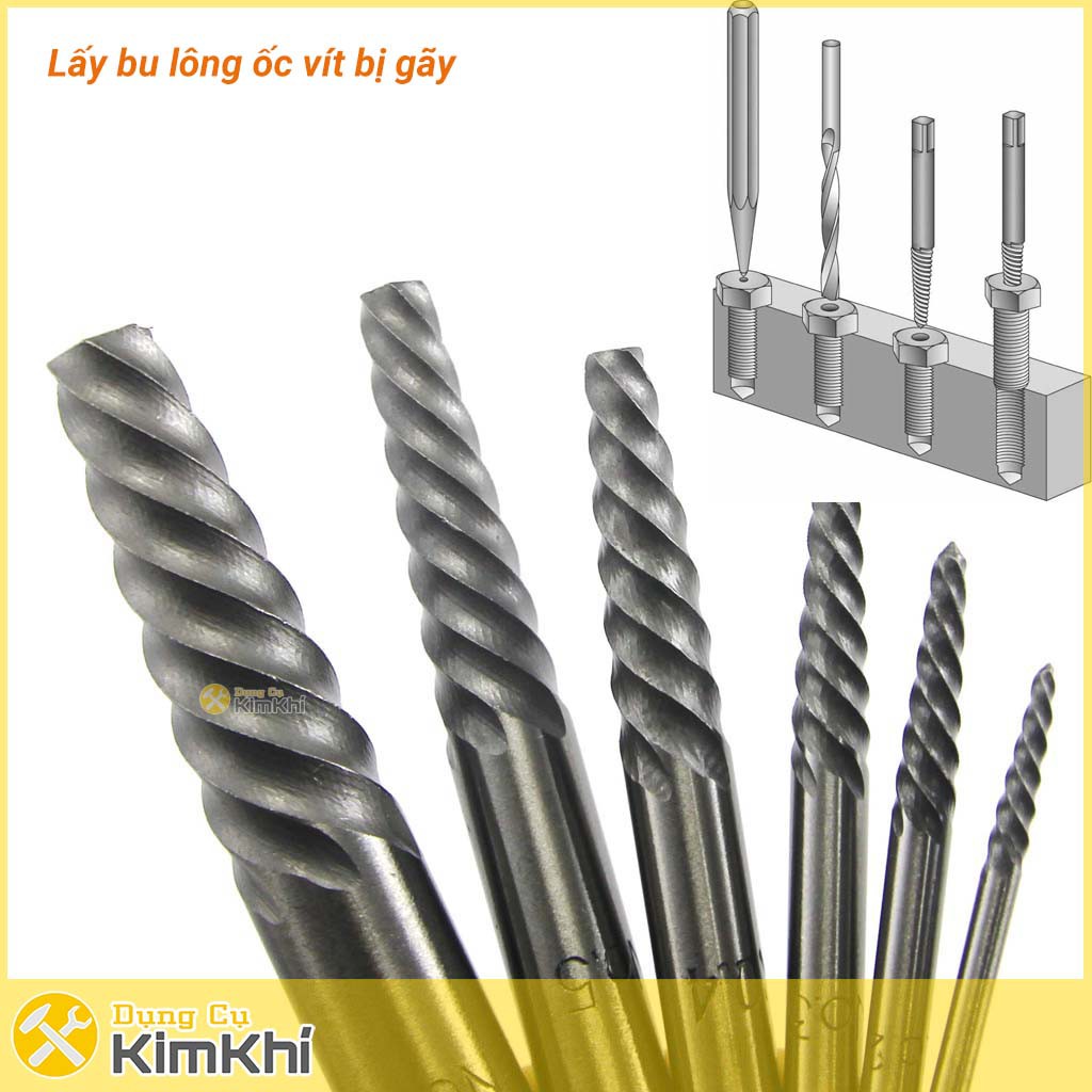 Bộ tháo bu lông ốc vít gãy Nhật Bản SKC 1816