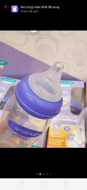Bình sữa Lansinoh 160ml/ 240ml chính hãng