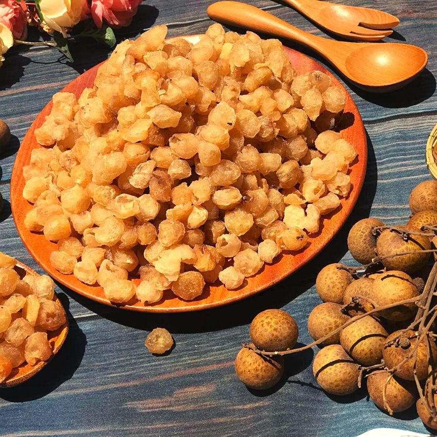 LONG NHÃN KHÔ HƯNG YÊN -  hàng loại 1 thơm ngon dẽo - không chất bảo quản - hủ 200g