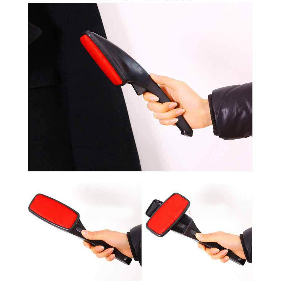 Cây Dụng Cụ Phủi Bụi 360 Độ, Lông Xù Cầm Tay - Chổi Làm Sạch Quần Áo, Sofa, Lông Chó Mèo, Sợi Chỉ Vụn