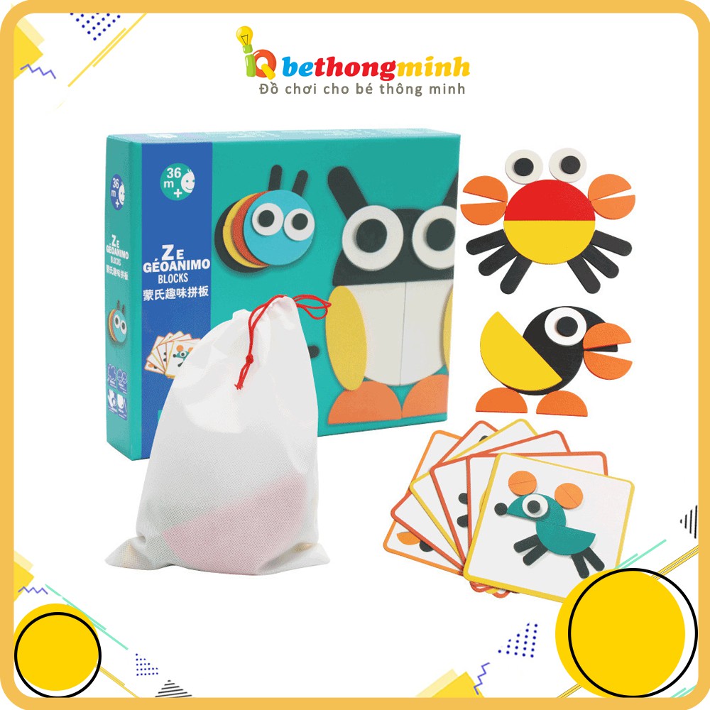 Đồ chơi Bộ tranh ghép hình Montessori Fun Board cho bé