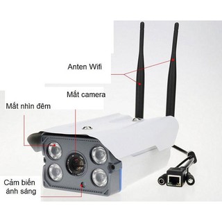 Camera yoosee ip wifi ngoài trời hd vỏ thép