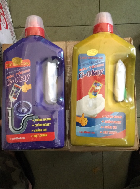 Nước Thông cầu cống cực mạnh Gokay 1400g