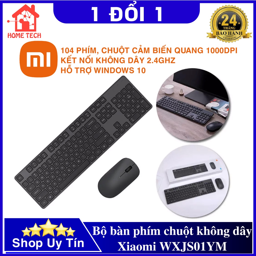 Bộ Bàn Phím Chuột Không Dây Xiaomi WXJS01YM