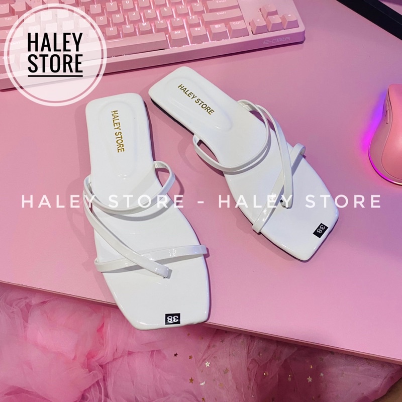 [ GIÁ HUỶ DIỆT ] Dép dây nữ đế bệt xinh xắn đi chơi đi biển đi du lịch HALEY STORE