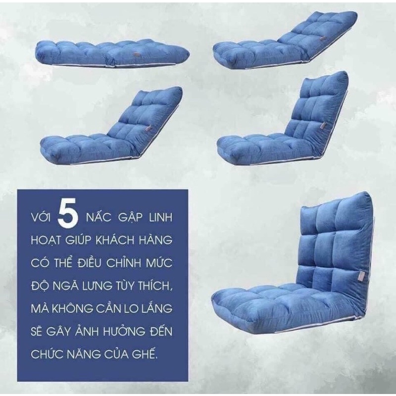 Ghế lười tựa lưng tatami nhập khẩu cao cấp-được chọn màu