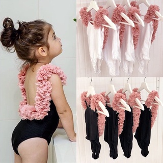 Đồ Bơi In Hoa Hở Lưng Xinh Xắn Cho Bé Gái 1-5 Tuổi