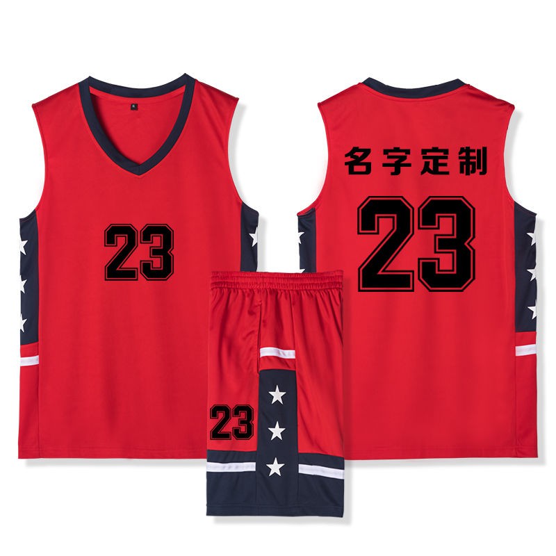 ☫✾Men s jersey custom A set quần áo đùi bóng rổ vest bộ đồ thể thao nữ đồng phục đội học sinh phù hợp đào tạo