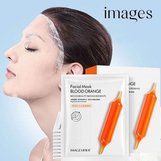 Set 10 Mặt nạ giấy Images chiết xuất cam đỏ dưỡng da trắng hồng