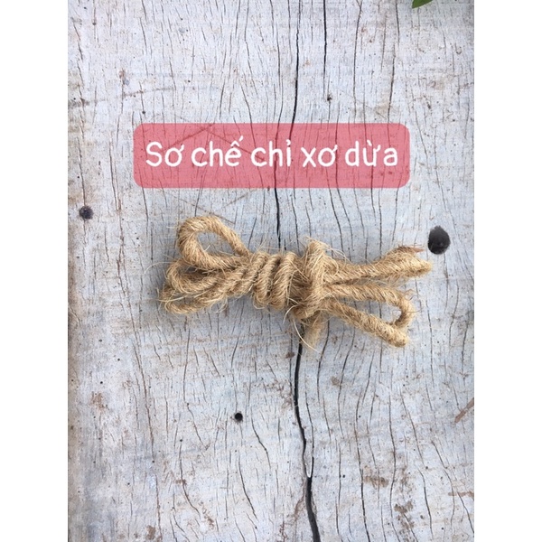 1 mét sợi xơ dừa đơn 4-6mm