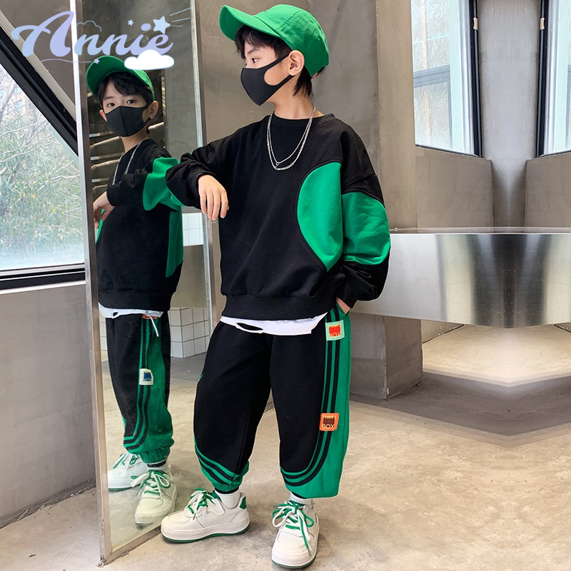 Set Đồ Thể Thao Dài Tay Phong Cách Mới Cho Bé Trai
