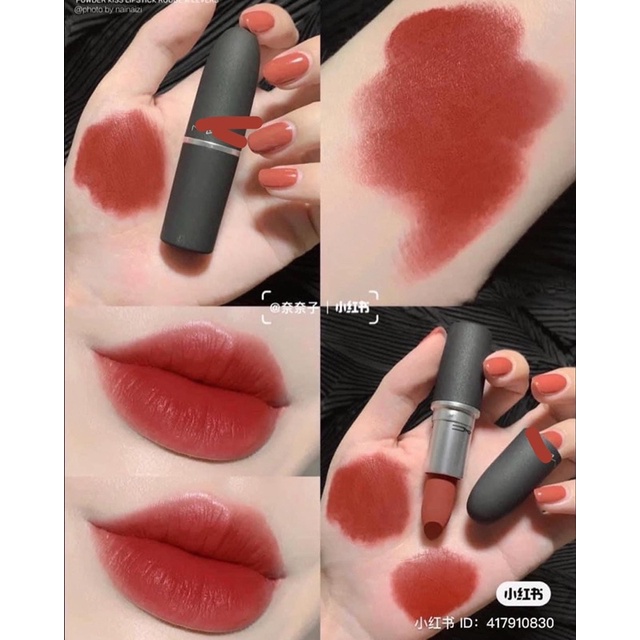 Son sáp màu đỏ cam