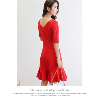 Đầm công sở đuôi cá