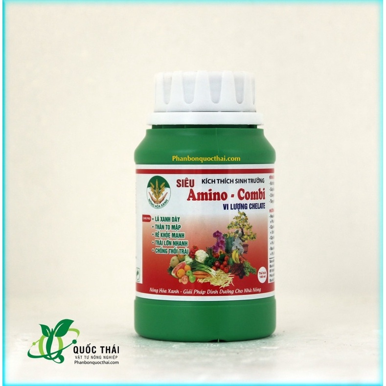 Amino combi KÍCH THÍCH SINH TRƯỞNG-VI LƯỢNG CHELATE,chai 180ml