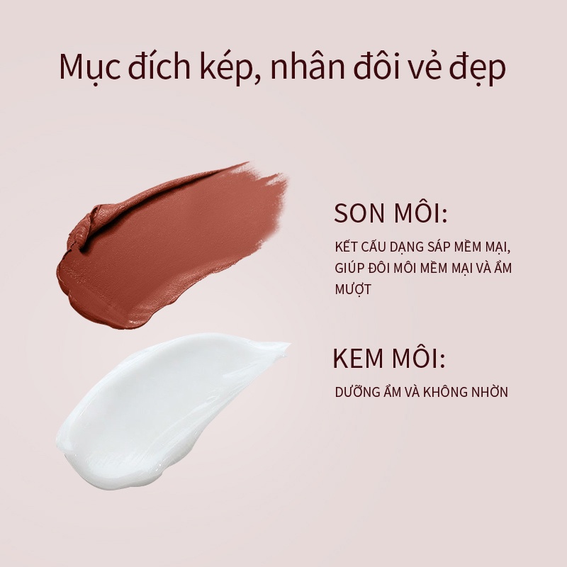 Son kem lì ZEESEA thiết kế hai đầu 0.7g + 0.7g