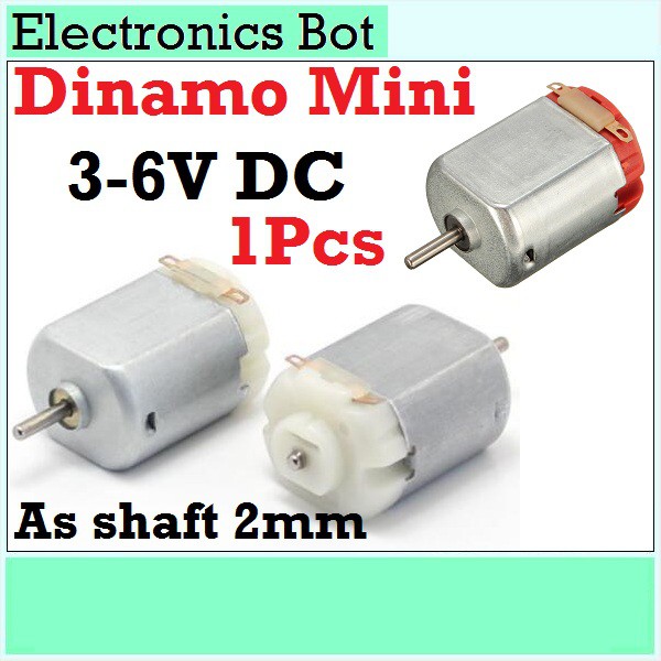 Mô Tơ Mini Ebs Dc 3-6v Dc Động Cơ Tamiya 5v Trục 2mm Cho Đồ Chơi