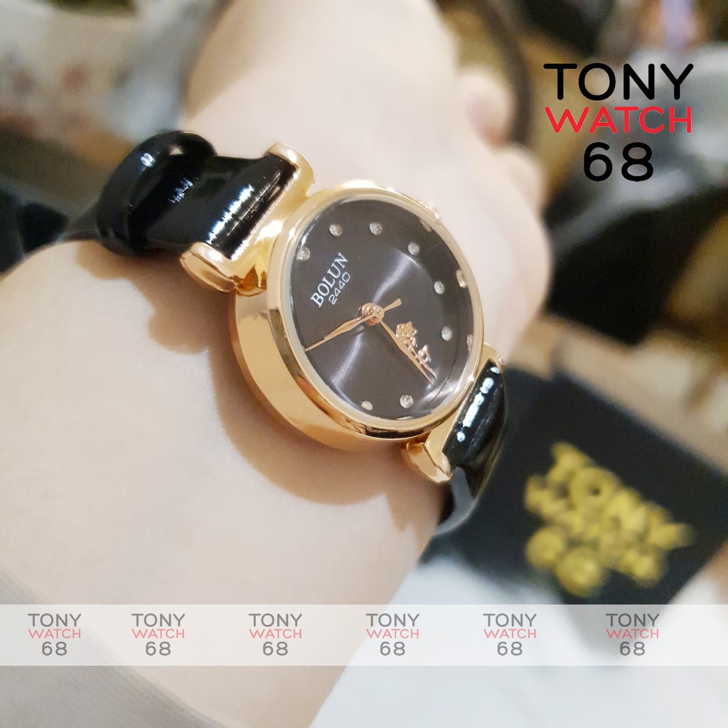 Đồng hồ nữ thời trang Bolun dây da đẹp giá rẻ đeo tay chống nước chính hãng | BigBuy360 - bigbuy360.vn