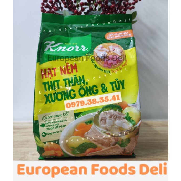 Gia Vị Súp Nền Thịt Bò Knorr Unilever Beef Broth Base hộp 1.5KG