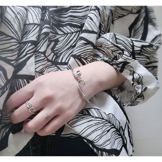 [Tuyệt đẹp] Combo Vòng - Nhẫn kim cô chạm khắc thủ công