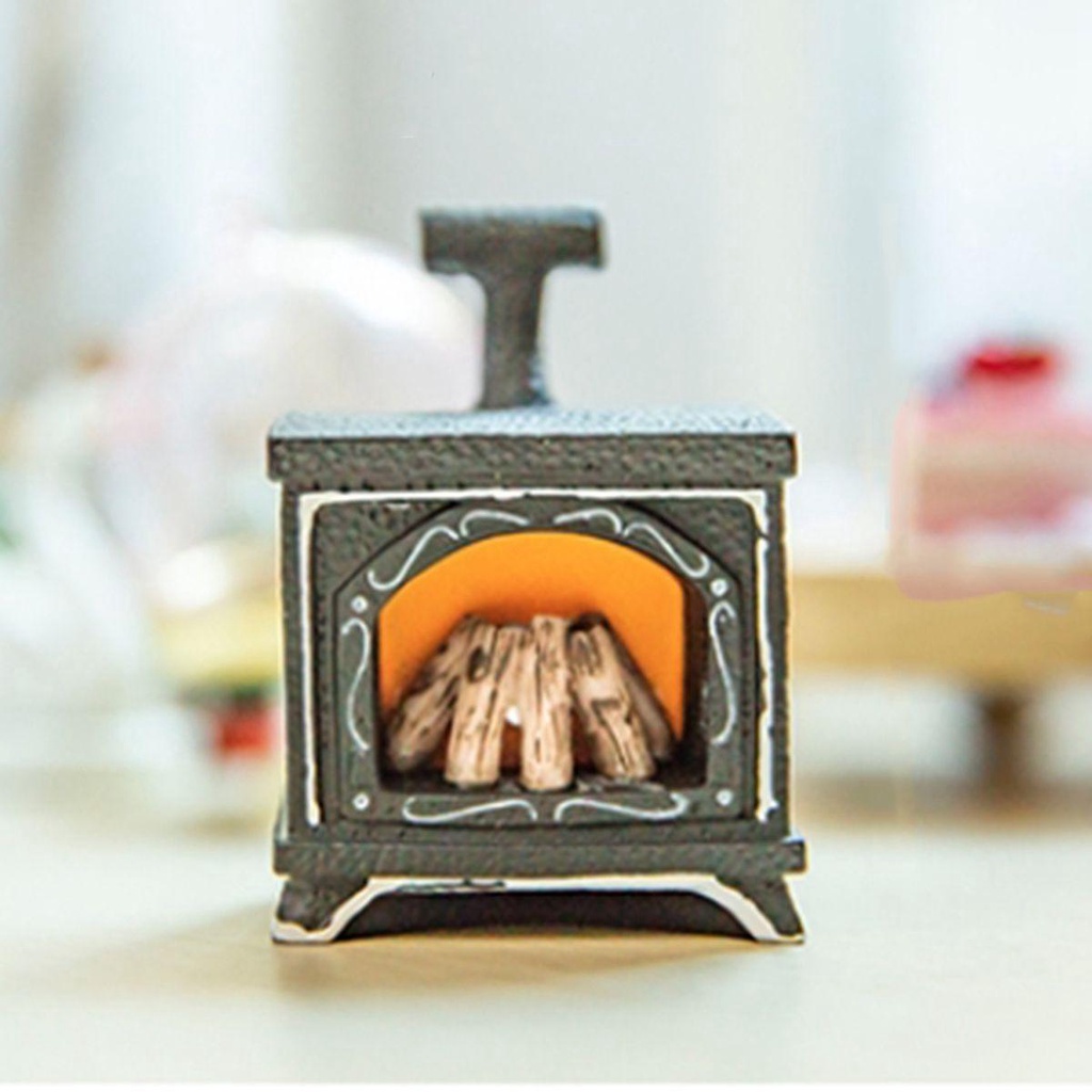 Đèn LED Trang Trí Phong Cảnh Giáng Sinh Bằng Nhựa Resin Dễ Thương DIY