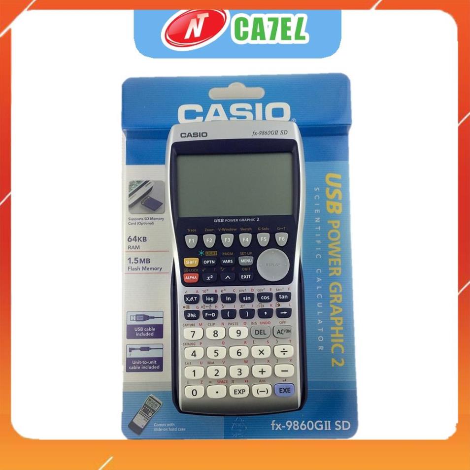 Máy tính Casio FX 9860GII SD hàng chinh hãng bảo hành 2 năm VPP An Sinh